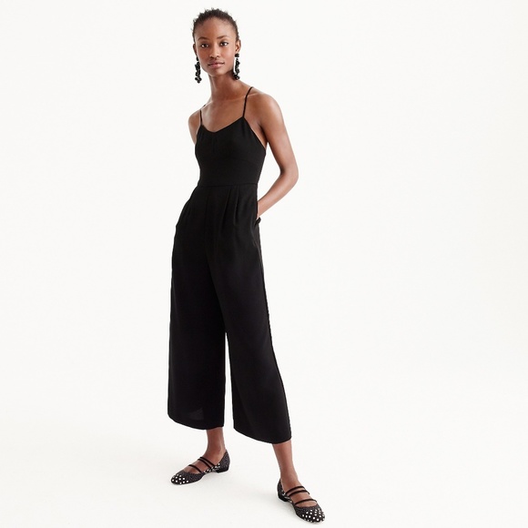black tie back jumpsuit